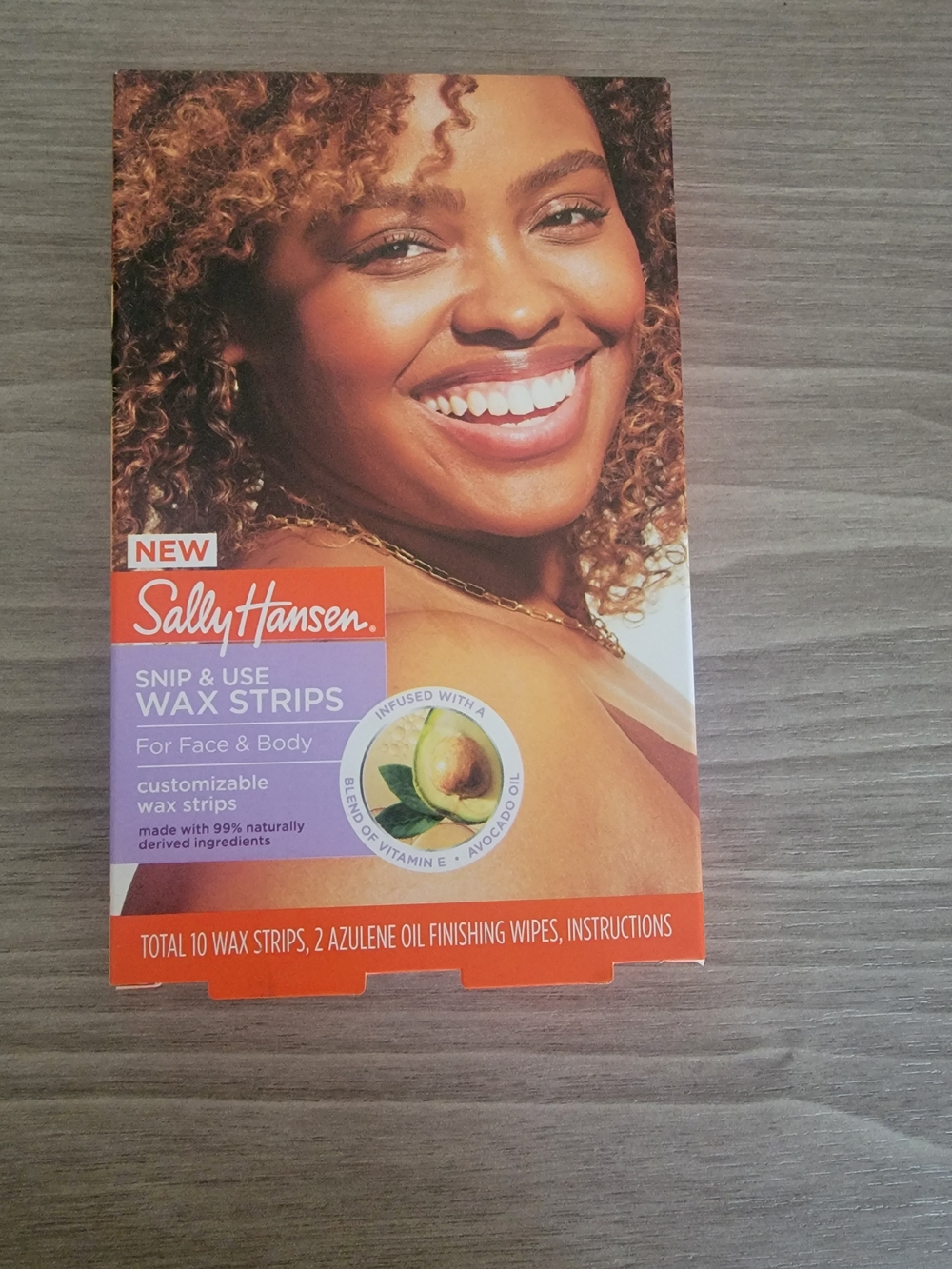 Sally Hansen Snip & Use Wax Strips for Face & Body - Orange